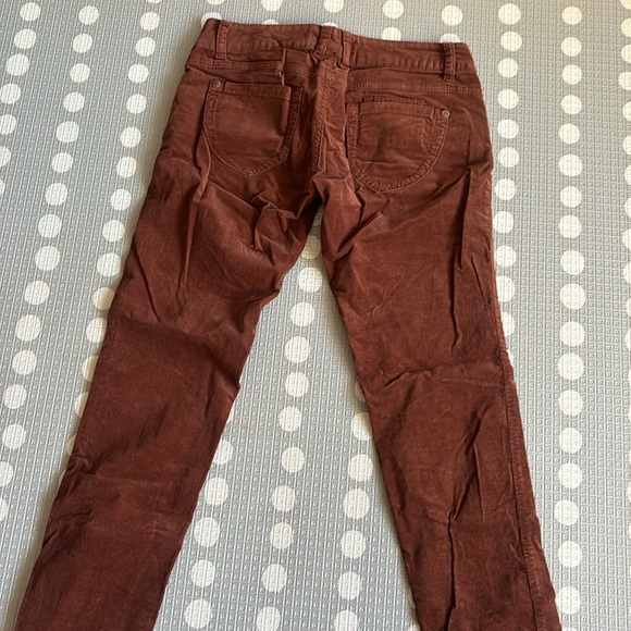 JOLT Rust Cognac Corduroy Tight Skinny Pant Size 1 - Picture 6 of 7
